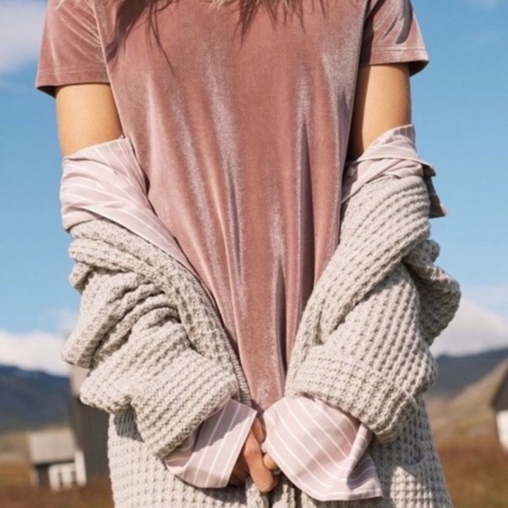 Madewell Velvet Mockneck Dress